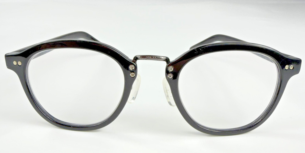 Zenni Luttrell 4422721 Black Womens Round Full Rim Eyeglasses FRAMES ONLY